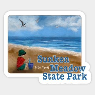 Sunken Meadow State Park, New York Sticker